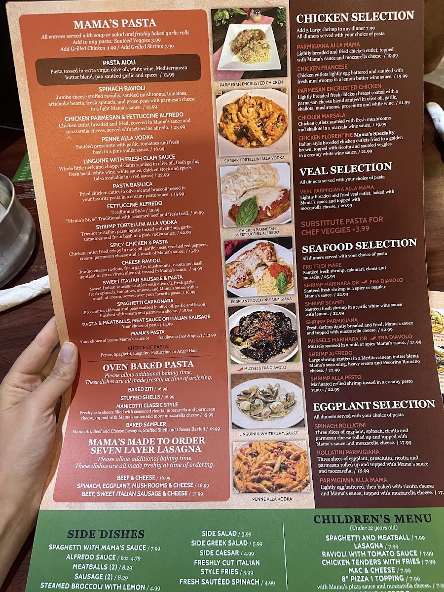 Mama Romanos Menu - Image 3